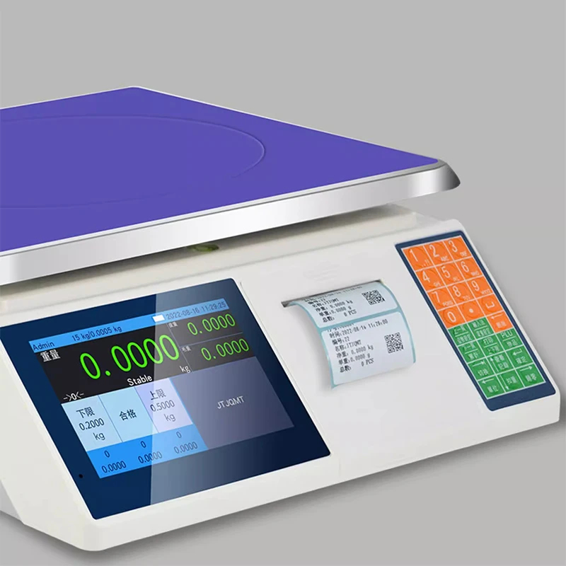 Commercial Printing Industry - Balance électronique commerciale tout-en-un avec impression