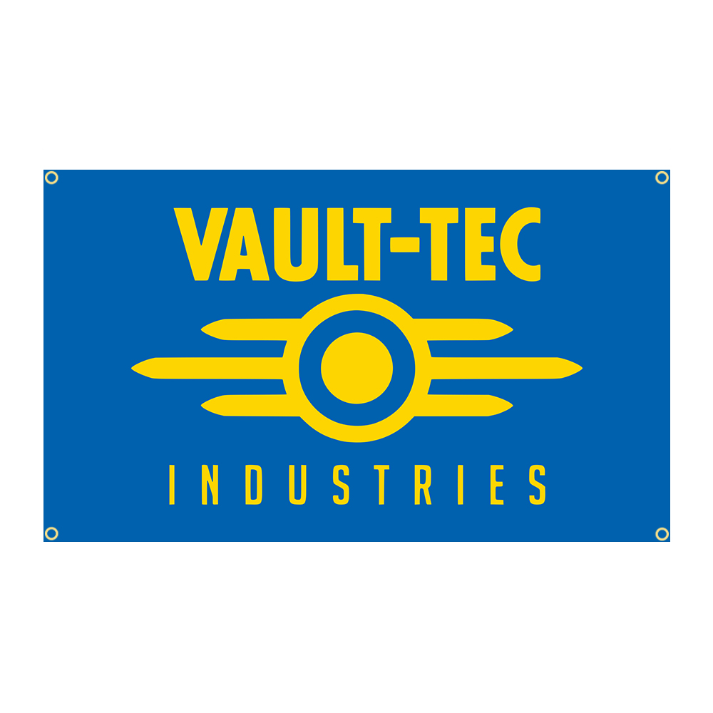 Commercial Banner Printing - Vault-Tec-Bannière Imprimée en Polyester, 90x150cm, Nokia
