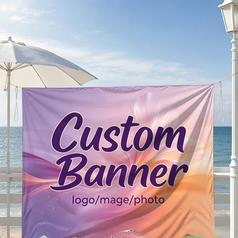 Commercial Printing Photoshop - Drapeaux personnalisés adaptés aux cérémonies de