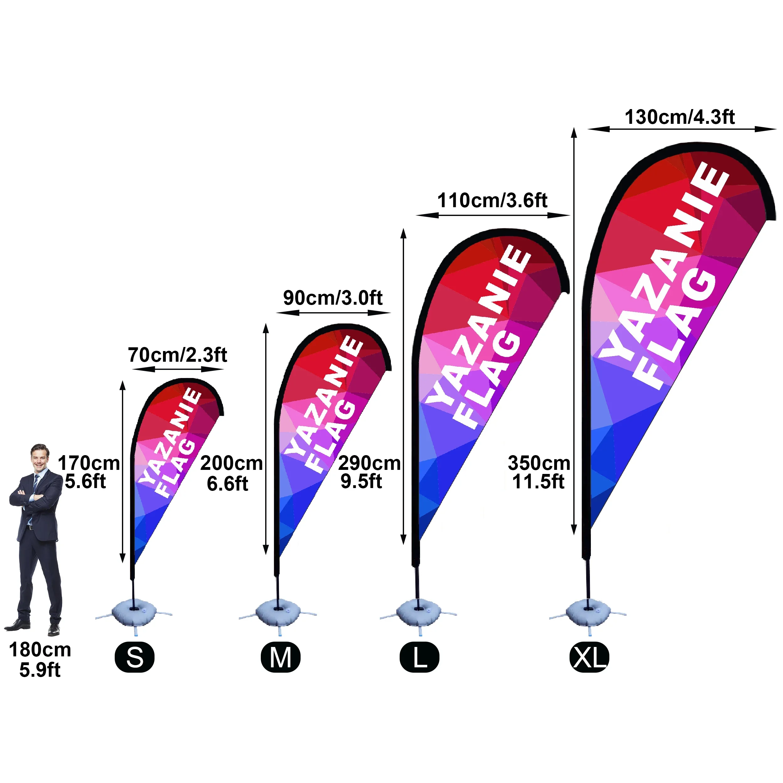 Drapeau publicitaire personnal - Commercial Banner Printing avis et prix