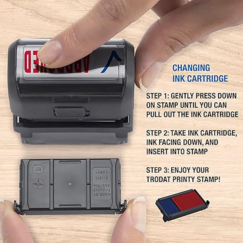 Tampon auto-encreur personnali - Commercial Printing Press avis et prix
