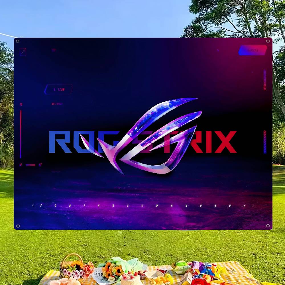 A-AsuS-S R-ROG LOGO Impression - Commercial Banner Printing avis et prix