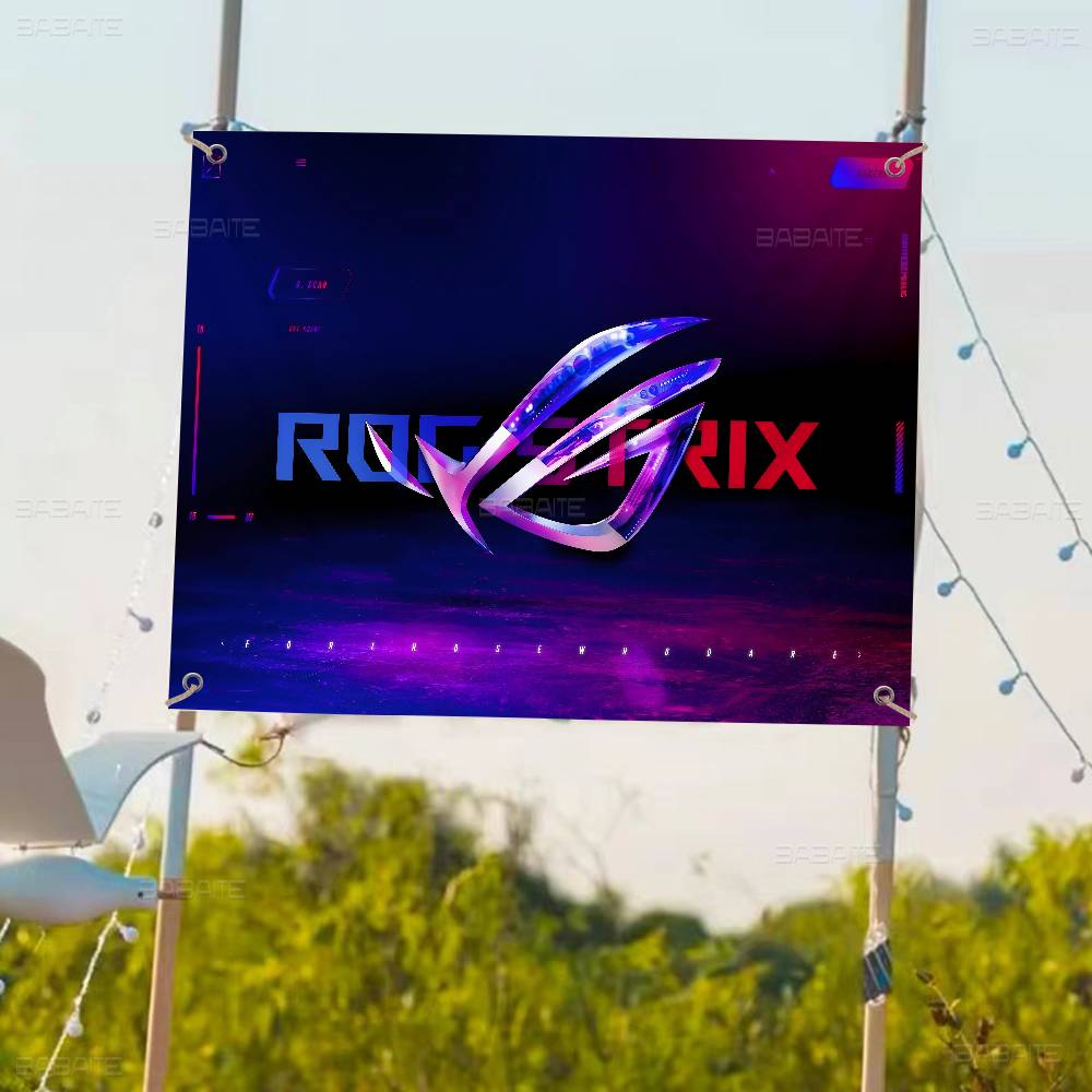 A-AsuS-S R-ROG LOGO Impression - Commercial Banner Printing avis et prix